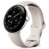 Pixel Watch 4 45mm Silver / Porcelain GA09308-EU
