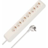 _286748 Brennenstuhl Eco baltas 6x