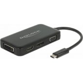 DeLOCK C St > VGA/ HDMI/ DVI DP blue - black