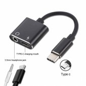 Adapter Type-C to Type-C + jack 3,5mm