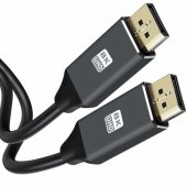 Kabelis DisplayPort v1.4 8K UHD 1.8m juodas