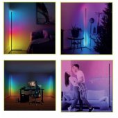 LED RGB+balta kampinė lempa 360LM (140cm)