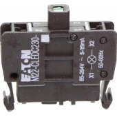 Eaton LED šviestuvas, baltas, 230 V AC M22-CLEDC230-W (216578)