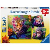 _6823031 Ravensburger Puzzle 3x49 pc Children of the Jungle