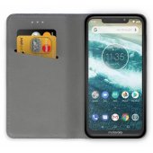 "Smart Magnet Book Case Motorola Moto G200 5G" Black