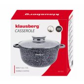 Klausberg marmurinis puodas 4,5L 24cm KLAUSBERG KB-7522