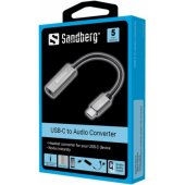 USB-C garso adapteris sidabrinis/ juodas