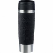 Emsa TRAVEL MUG Classic Grande thermal mug (black/ stainless steel, 0.5