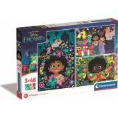 Clementoni CLE puzzle 3x48 SuperColor Disney Encanto 25286