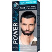 Joanna Power Men Color Cream farba 3in1 nr 02 Dark Brown