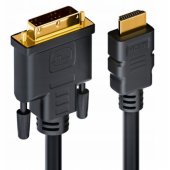 CH0013 HDMI - DVI-D 3m, juodas