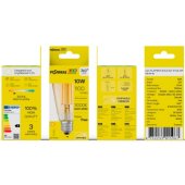 LED lemputė su reguliuojamu šviesos srautu, E27, ST64, 10W, 1100lm, 3000K