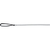Trixie grandininis pavadėlis su nailonine rankena – juodas, 2 mm