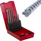 Fischer smūginių grąžtų rinkinys Quattric II Set, SDS plus (5 vnt., 5-12mm)