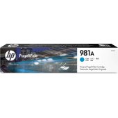 HP 981A Cyan Original PageWide Cartridge (6.000 p)
