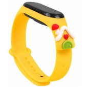 Xiaomi Mi Band 5/ 6 geltonas Kalėdų namelis