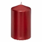 Round candle red 335g