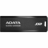 ADATA SC610 2000 GB, išorinis SSD (juodas, USB-A 3.2 Gen 2)
