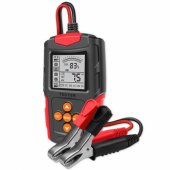 LCD skaitmeninis akumuliatoriaus testeris 12 V, 24 V, 3–200 Ah
