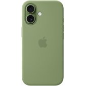 Silicone Case with MagSafe iPhone 17 Light Moss