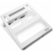 Portable Aluminium Laptop Stand White