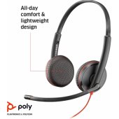 Blackwire C3225 Black/ Red