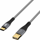 USB-A to USB-C 2m Grey USB-AC-00003