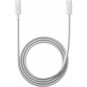 6A pintas 120W USB-C 1m baltas