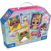 Trefl Puzzle 70 glitter Colorful Dolls L.O.L TREFL