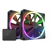 F140 RGB 140mm 2 vnt. komplektas ir RGB valdiklis korpuso ventiliatorius RF-R14DF-B1