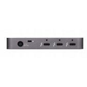 Thunderbolt 4 šakotuvas juodas/ pilkas