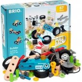 Brio Brio Builder rinkinys su atbulinės eigos varikliu, 67 dal.