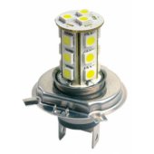 H4 LED 18SMD 5050 balta 1pcs