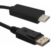 Qoltec kabelis DisplayPort v1.2 / HDMI | 4Kx2K | 1m