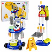 Children®s Cleaning Set: Trolley, Vacuum Cleaner, Mop, and Accessories