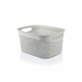 Krepšelis Drop Design, pilkas 23x17x12cm 3.3L