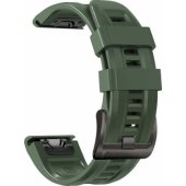 Iconband Garmin Fenix 3/ 3 HR/ 5X/ 5X Plus/ 6X/ 6X Pro/ 7X kariškai žalia