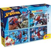 Lisciani LISCIANI MARVEL PUZZLE DF MAXI FLOOR 4 X 48 SPIDERMAN
