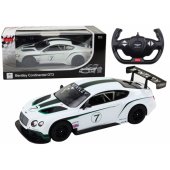RC Sports Car 1:14 Bentley Continental GT3 baltas
