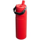The IceFlow Bottle Flip Straw 2.0 700ml Dark Red