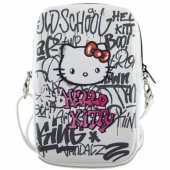 Graffiti Kitty Head krepšys, baltas