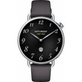 Watch S4 41mm Fluororubber Strap Black