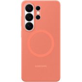 Silicone Magnet Case Galaxy S26 Ultra Coral Red