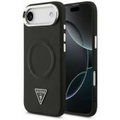 PU Leather Triangle Logo MagSafe Case iPhone Air Black