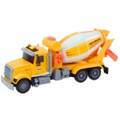 Yellow Concrete Mixer Truck With Friction Drive Light and Sound Effect