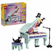 31392 Muzikinė dekoracija Pianinas su kate
