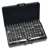 Neo screwdriver bits with handle 99 pcs. (06-104)