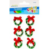 Craft with Fun OZDOBA BN ORNAMENT SPRZYL 3CM 6SZT CF PBH 12/ 144