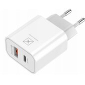 MX ALFA 20W PD+QC USB-A+C White
