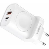 W002E PD QC3.0 3A 25W Apple Watch White